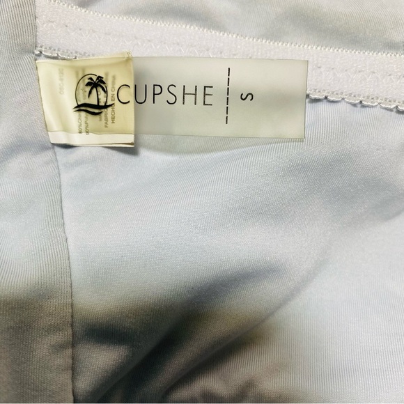 Cupshe Women's Floral One-Piece Swimsuit with Lace Detail Sz-Small - Picture 5 of 5